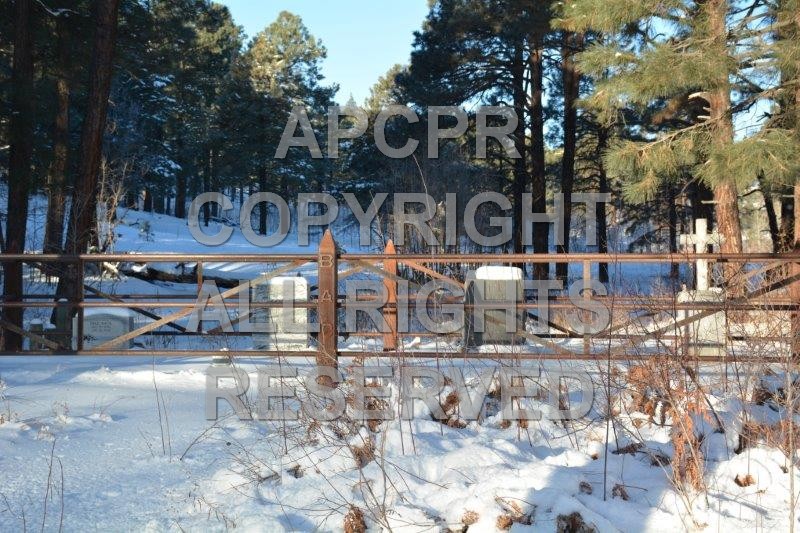 Jan. 2018, Baca Family Cemetery, "BACA" welded in metal post . Photo by